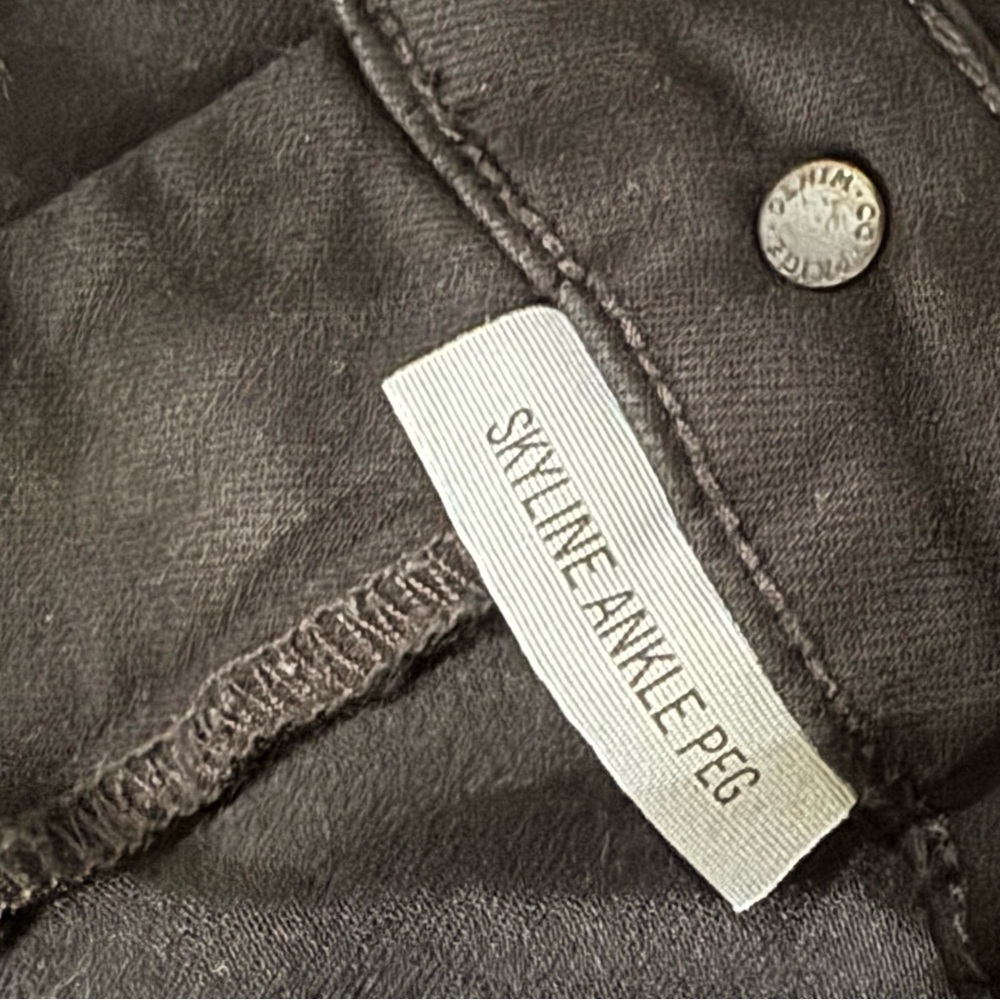 PAIGE Black Skinny Jeans maternity skyline - Picture 8 of 8